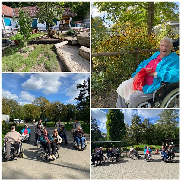 Senioren in Geyersberg Park Herne